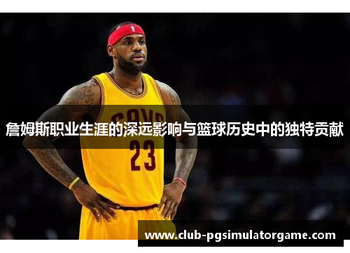 詹姆斯职业生涯的深远影响与篮球历史中的独特贡献